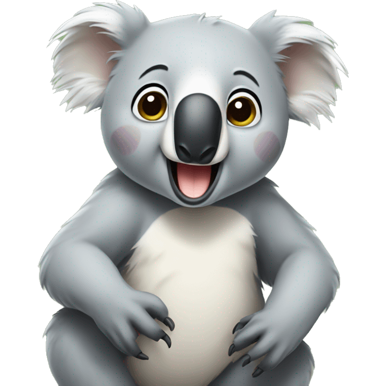 koala singing emoji