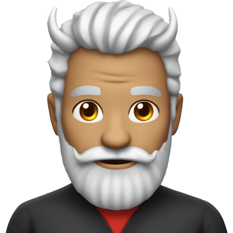 devil with beard emoji