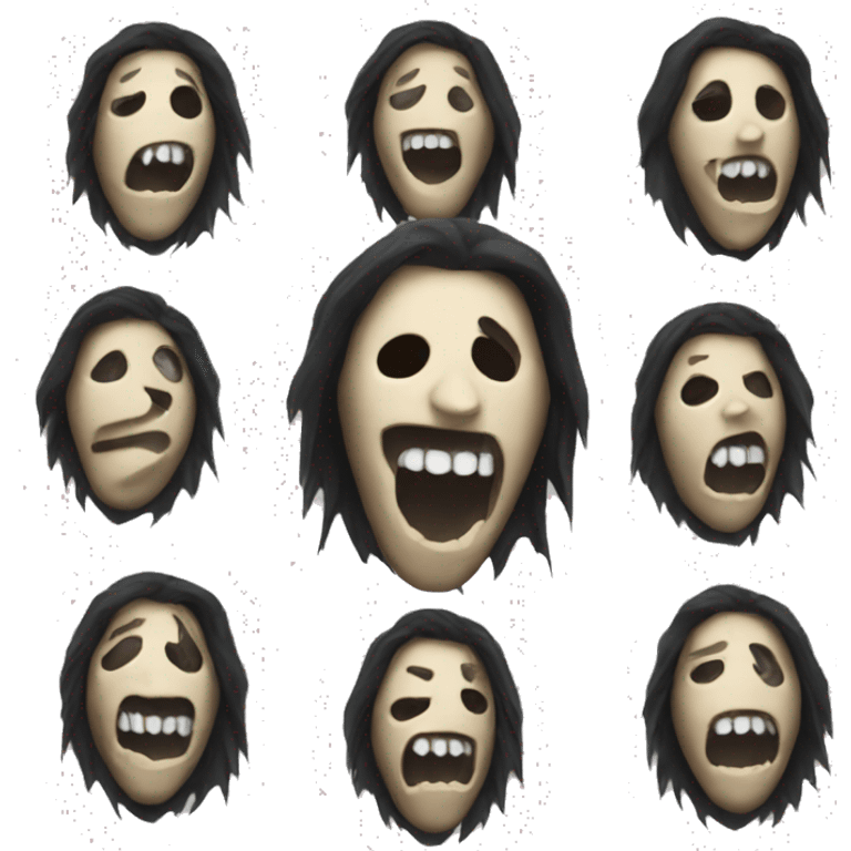 Scream mask emoji