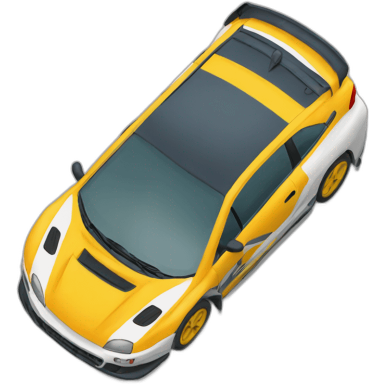 Voiture de rallye emoji