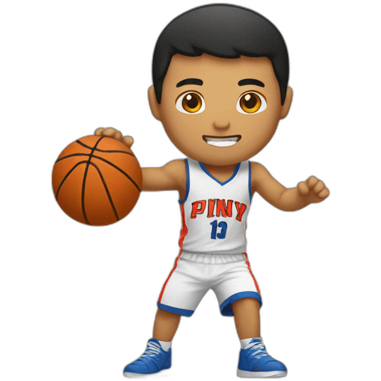 pinoy playing basketball emoji