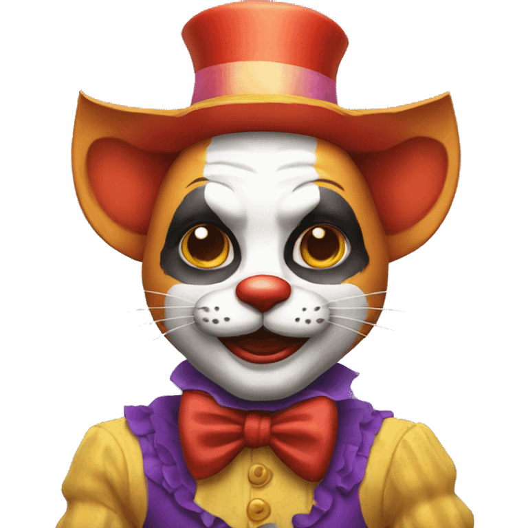 Gato payaso  emoji