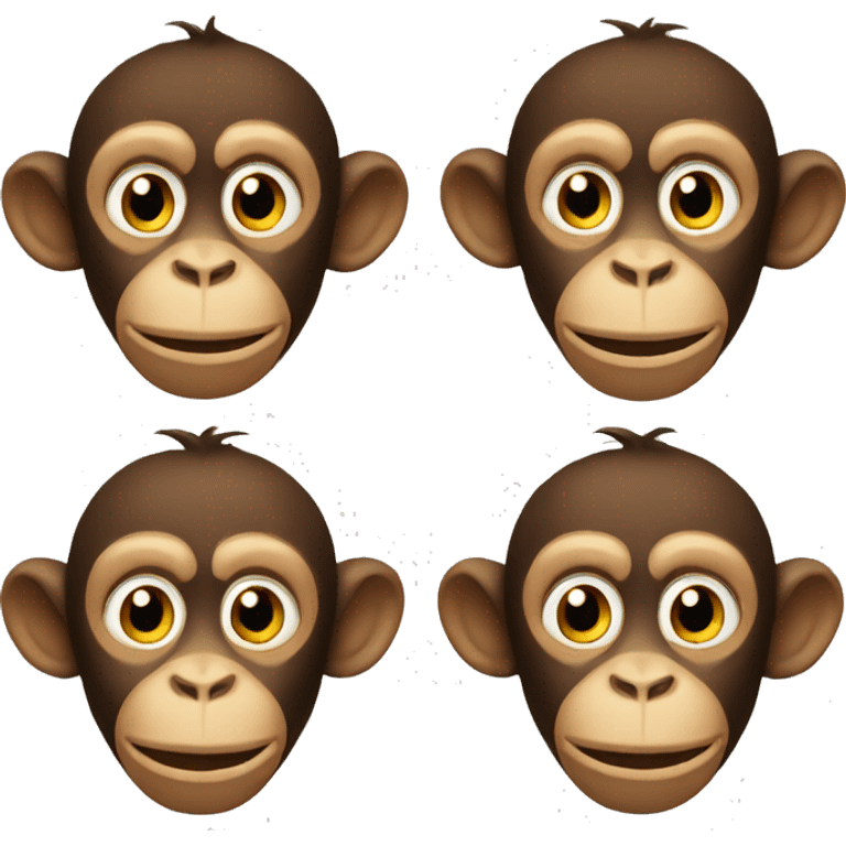 Monkey wirh emoji