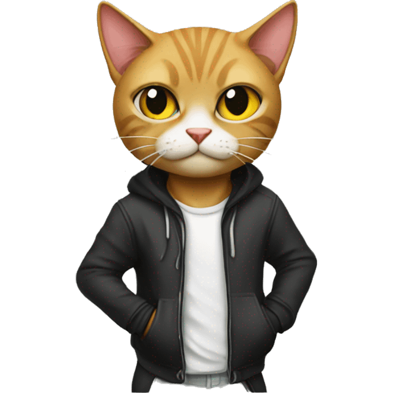 Thug cat emoji