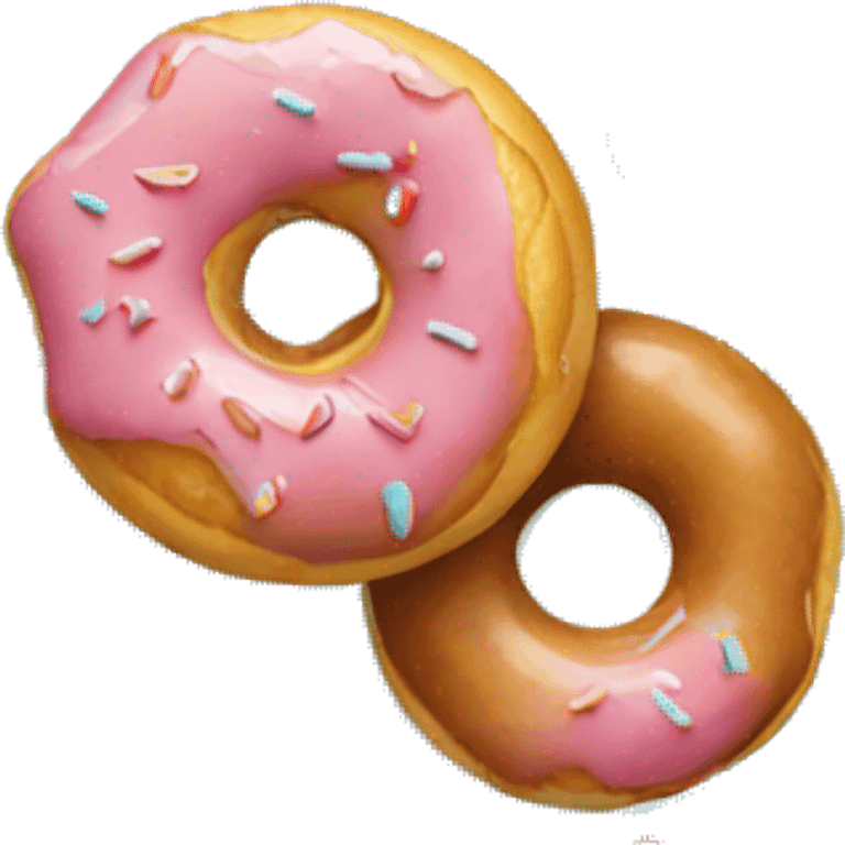 donut with light blue glaze emoji