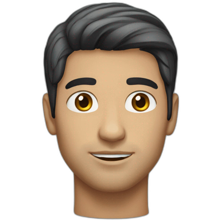 brazilian-white-guy-straight-black-hair emoji