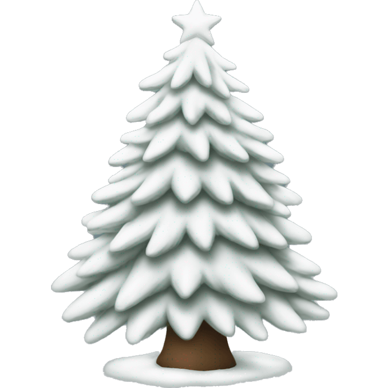 White Christmas Tree emoji