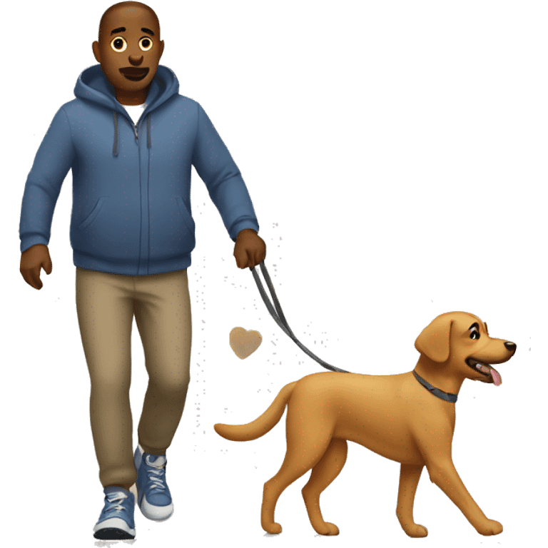 Walking my dog emoji