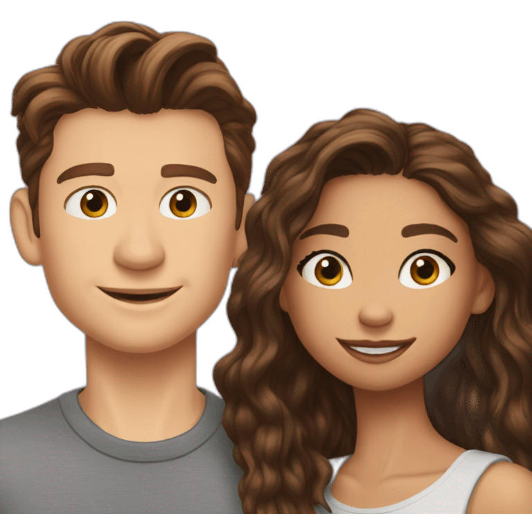 Zendaya und tom holland emoji