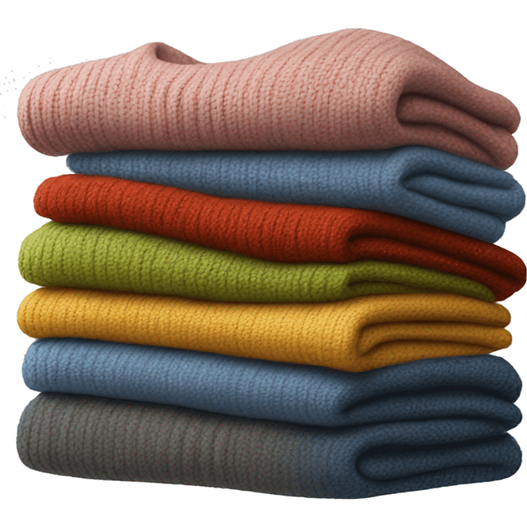 stack of sweaters emoji