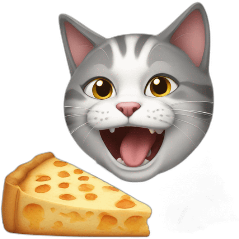 Hungry cat  emoji