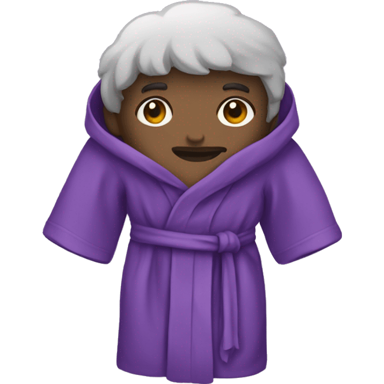 Purple robe emoji