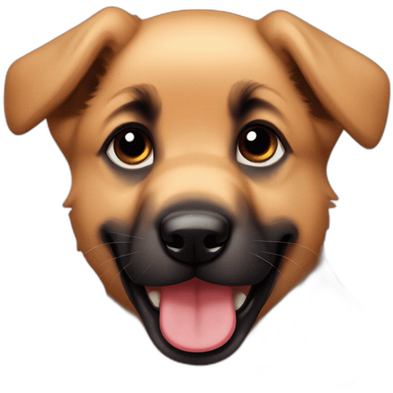 Naughty german sheppard puppy emoji