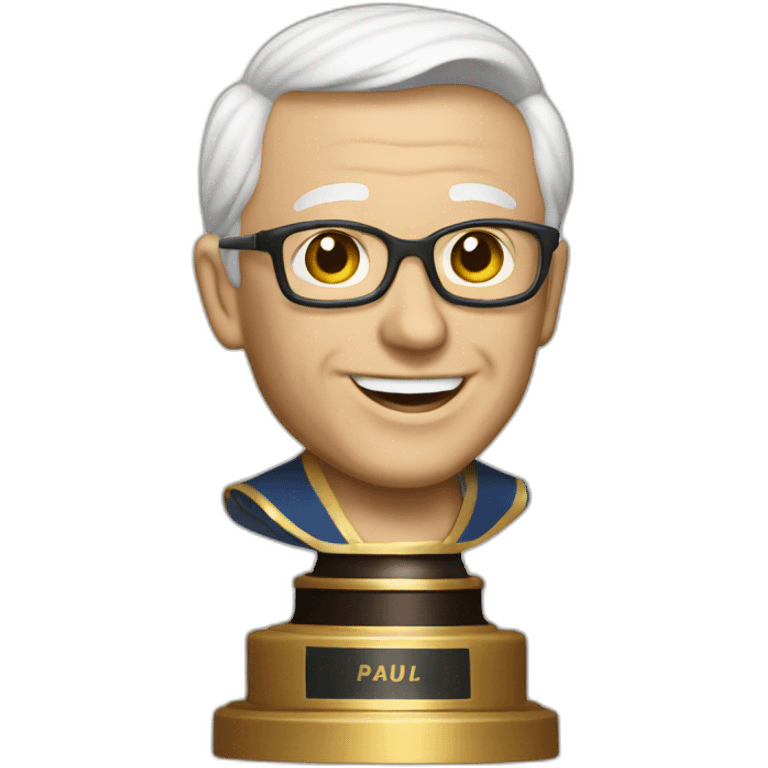 john paul the second as trophy emoji