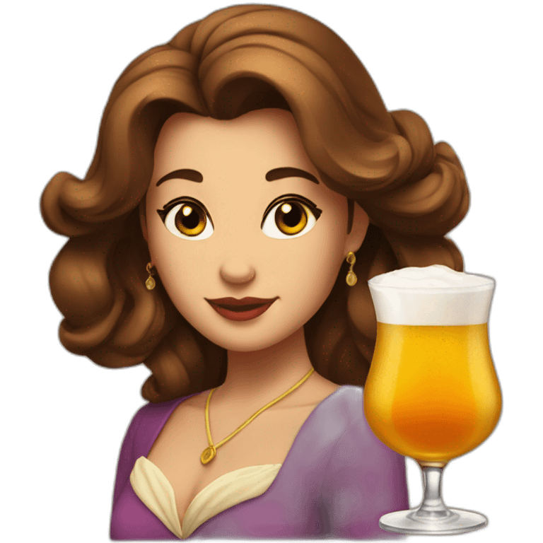 belle drink whiskey emoji