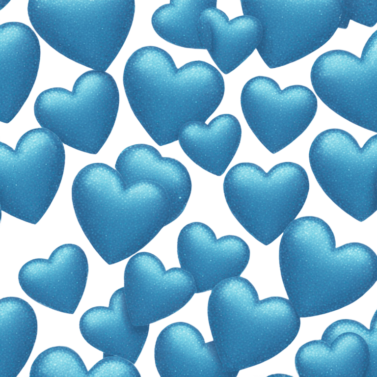 Sparkly blue heart  emoji