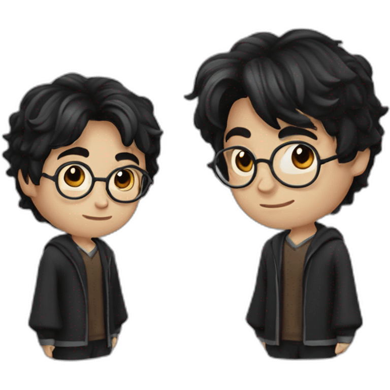 Harry Potter, black hair emoji