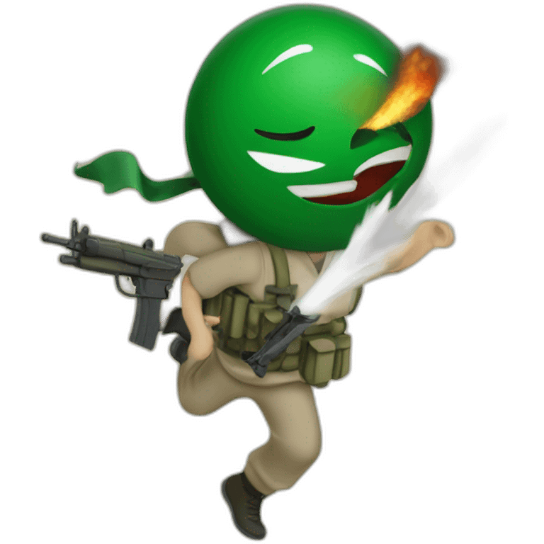 Israel being attacked by Hamas emoji