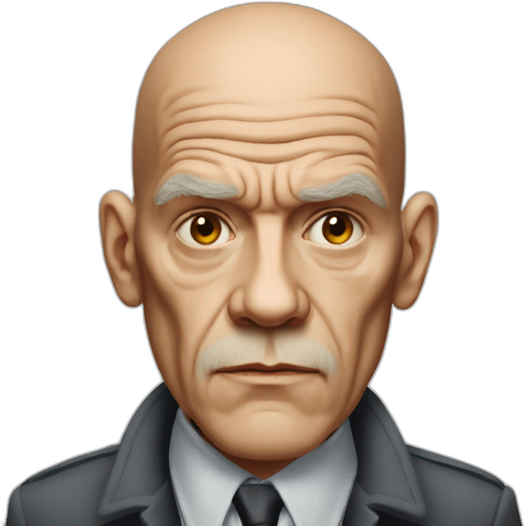 actor john malkovich serious emoji