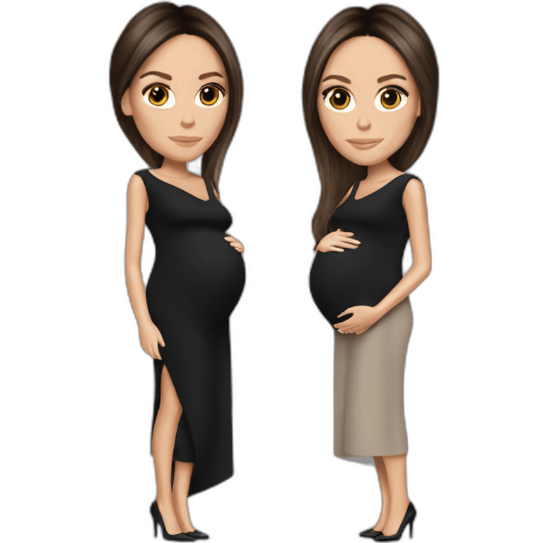 victoria beckham pregnant emoji