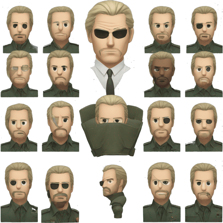 Big Boss from metal gear solid  emoji