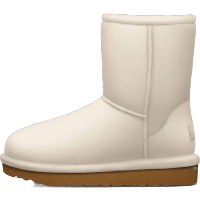 very short UGG boot with platform bottom emoji