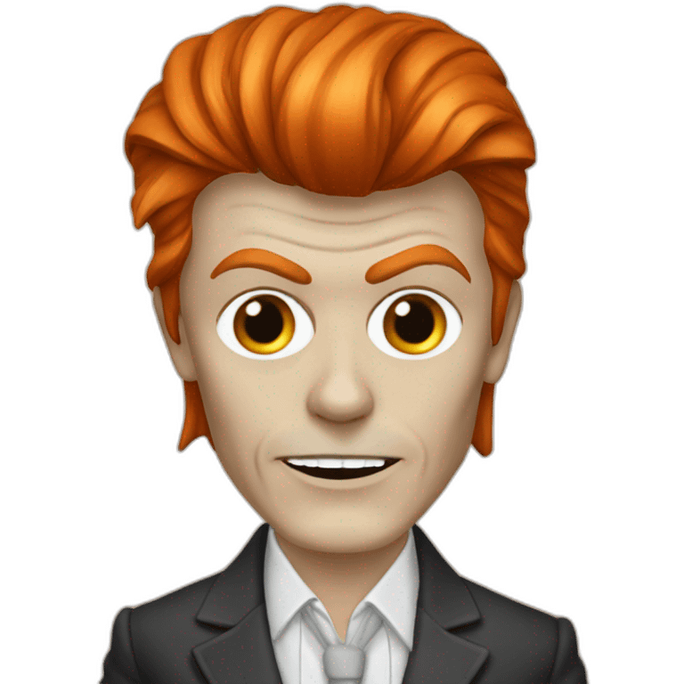 Hallowen jack david bowie emoji