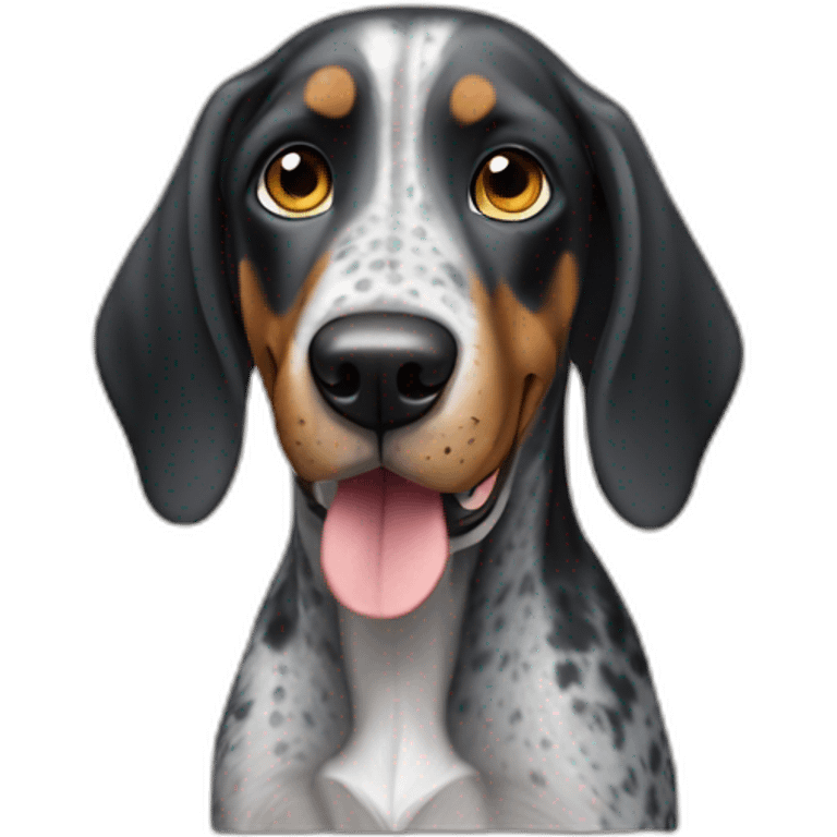 bluetick coonhound emoji