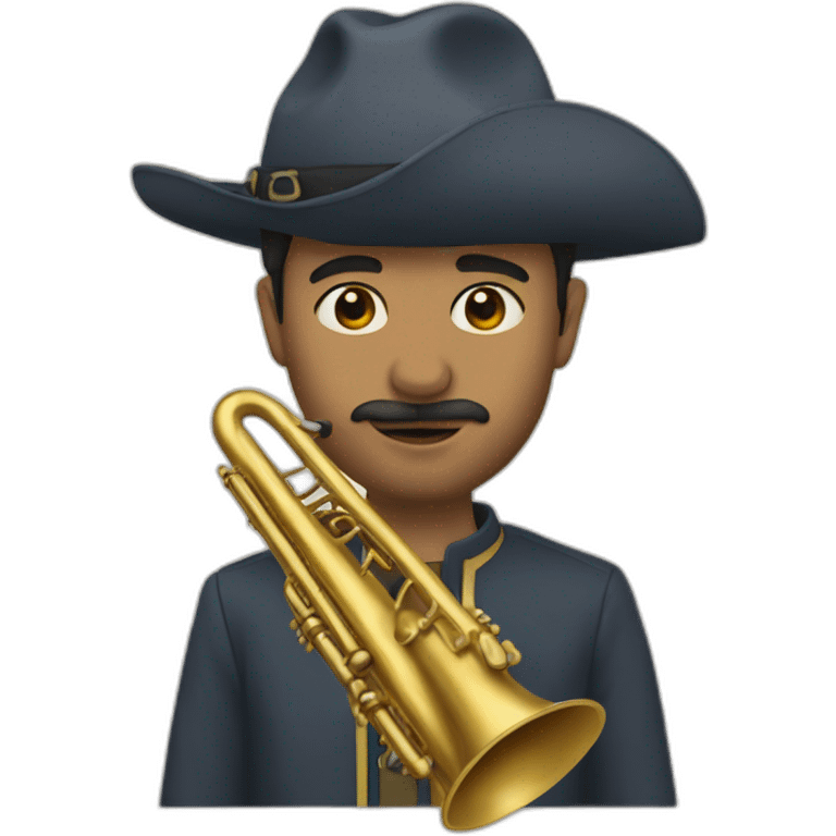 Gitan fait trompette emoji