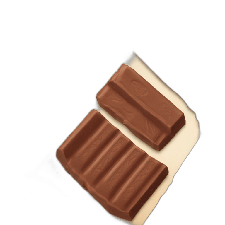 chocolate kitkat emoji