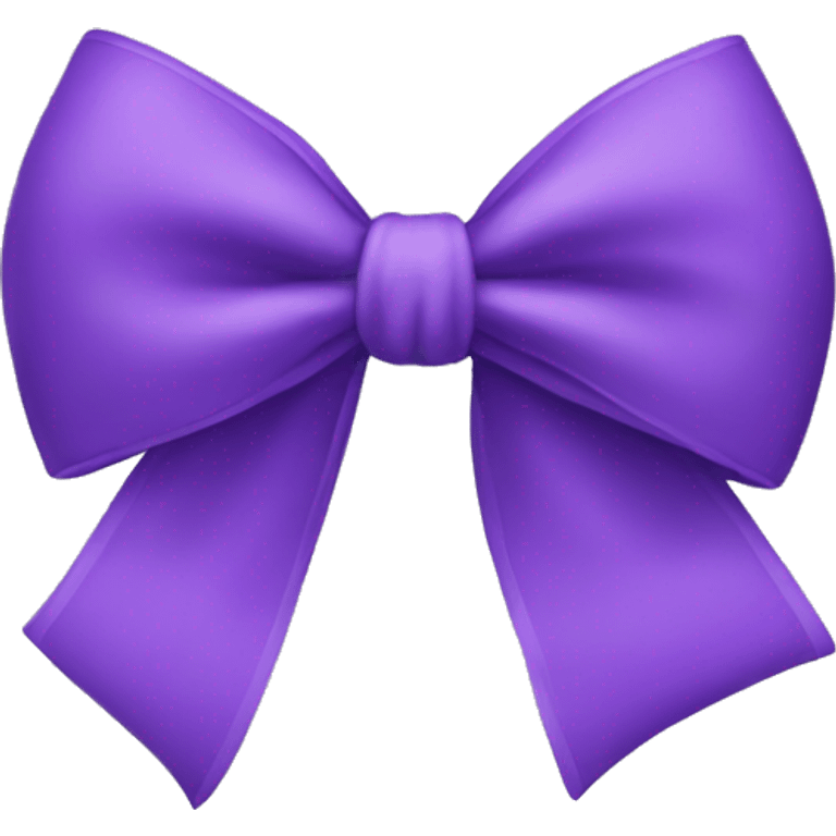 purple bow emoji