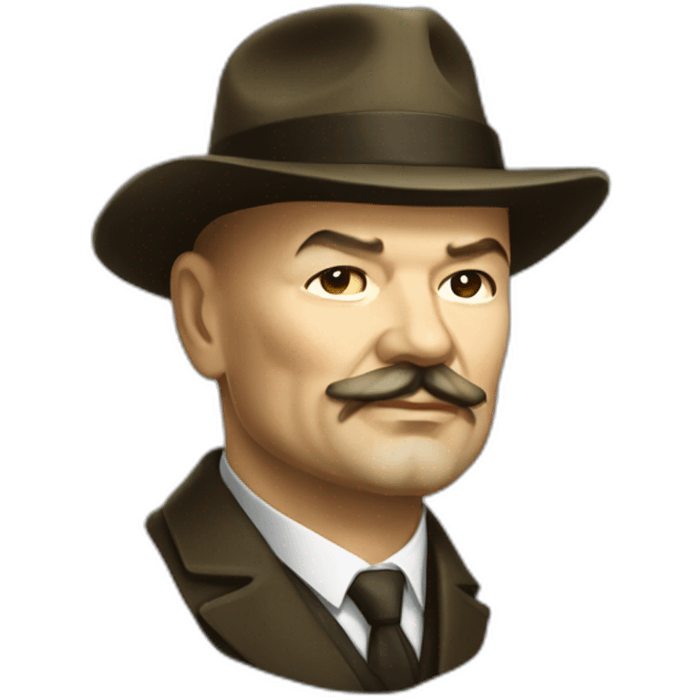 Vladimir lenin chapeau emoji