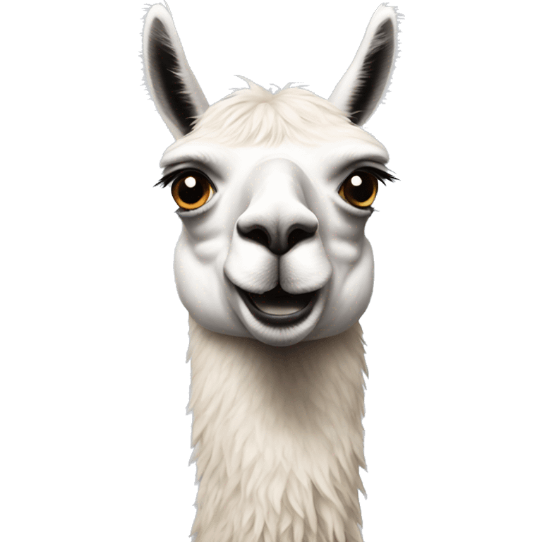 confused llama emoji