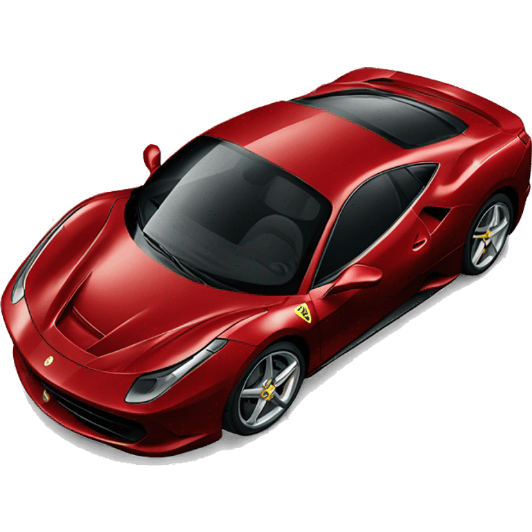 dark red ferrari emoji