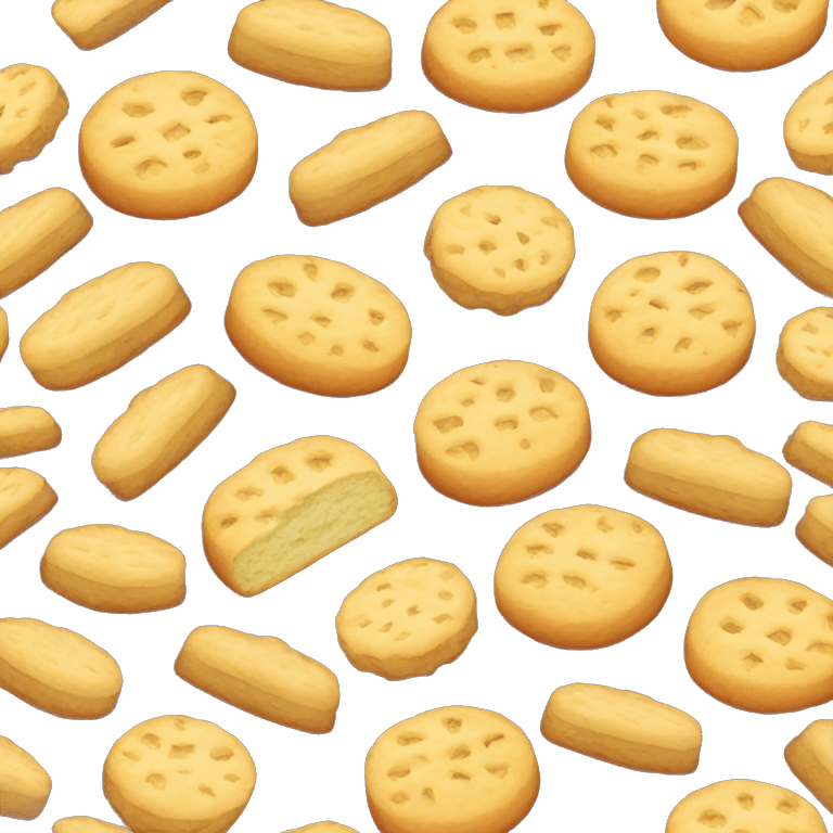 Biscuits with garlic butter emoji