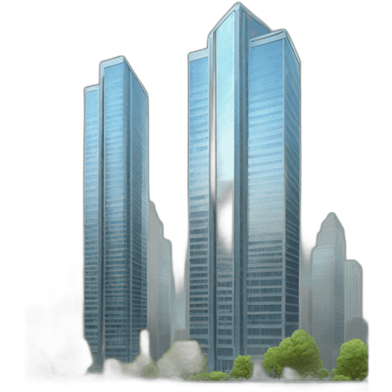 two skyscrapers emoji