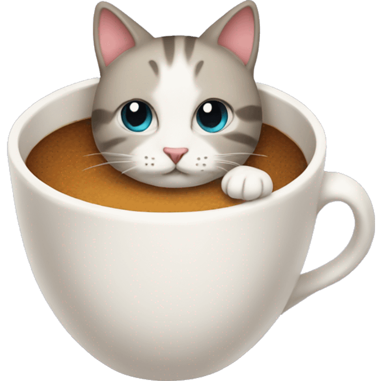 cat in cup emoji