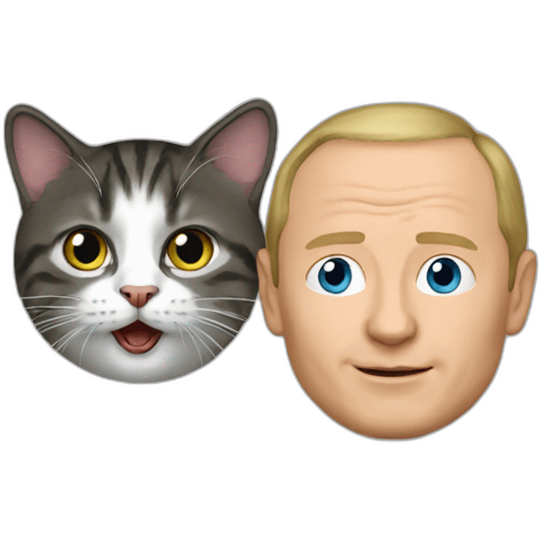 Putin and cat emoji