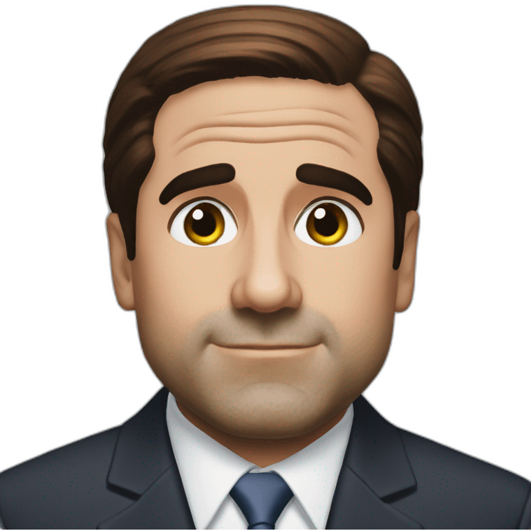 photo real Michael scott emoji