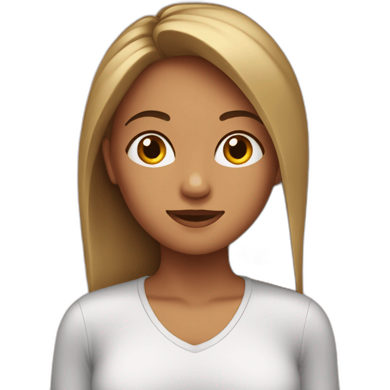 Cara femenina expresando sueño emoji