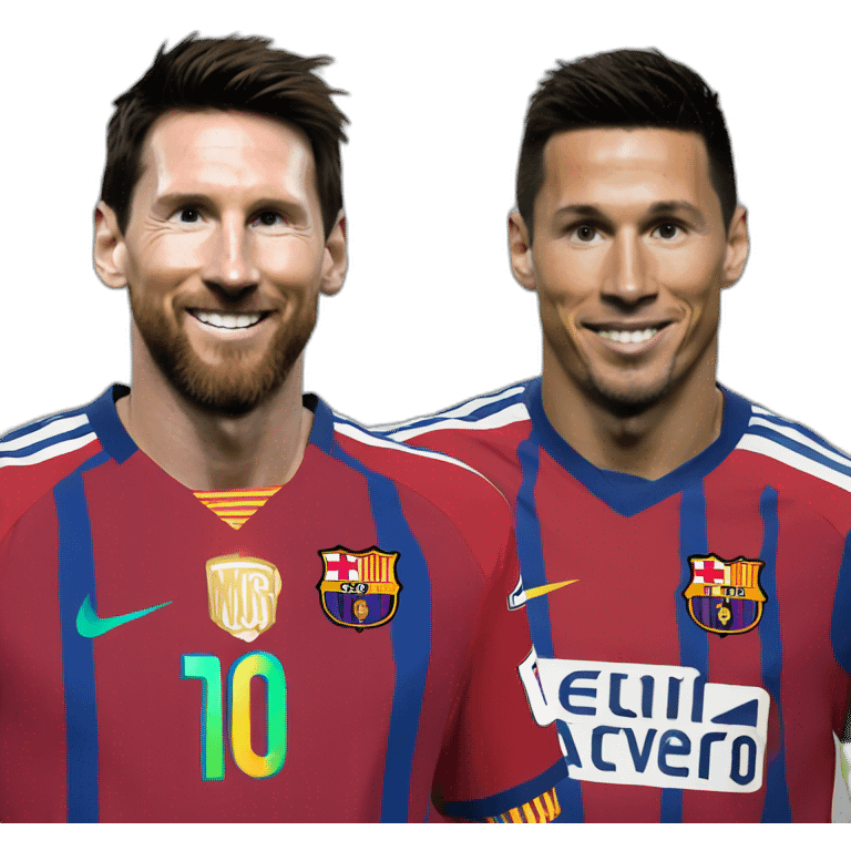 Messi+ronaldo emoji