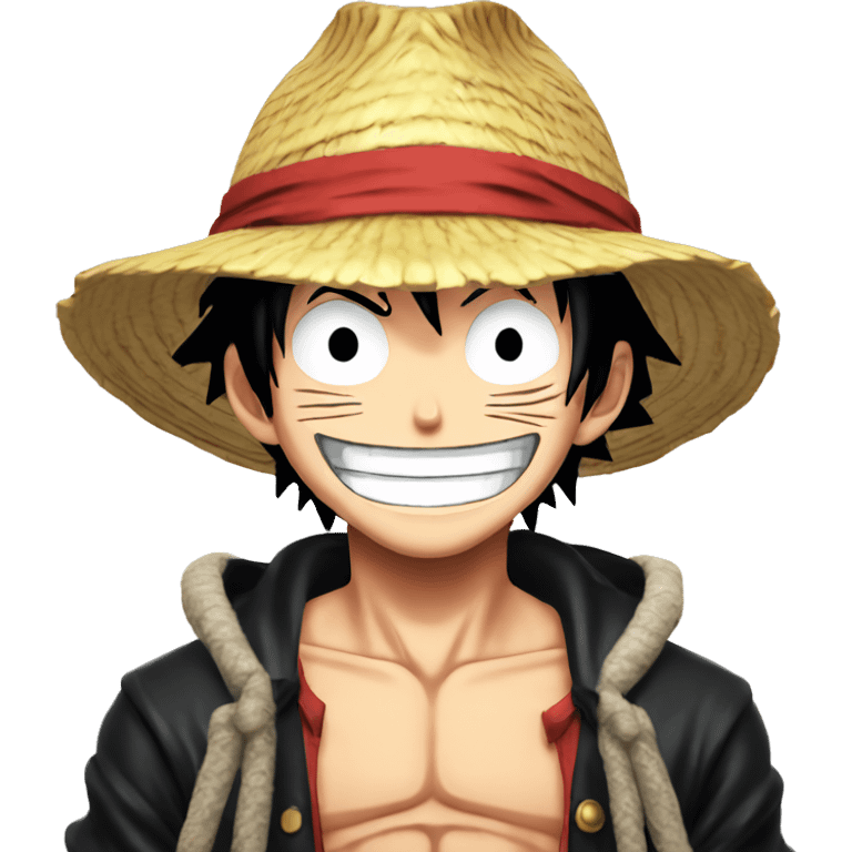 luffy de one piece qui dis chute emoji