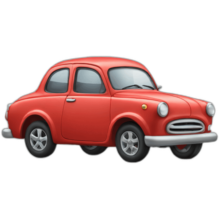 cartoon car  emoji