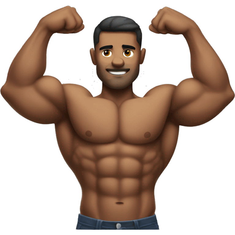 Muscular man  emoji