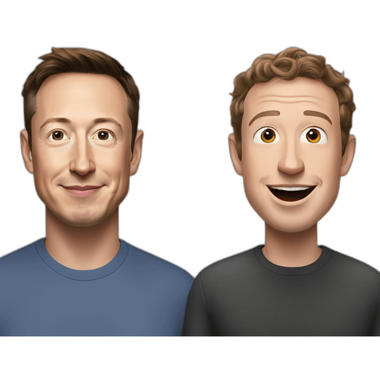 Elon musk and mark Zuckerberg emoji