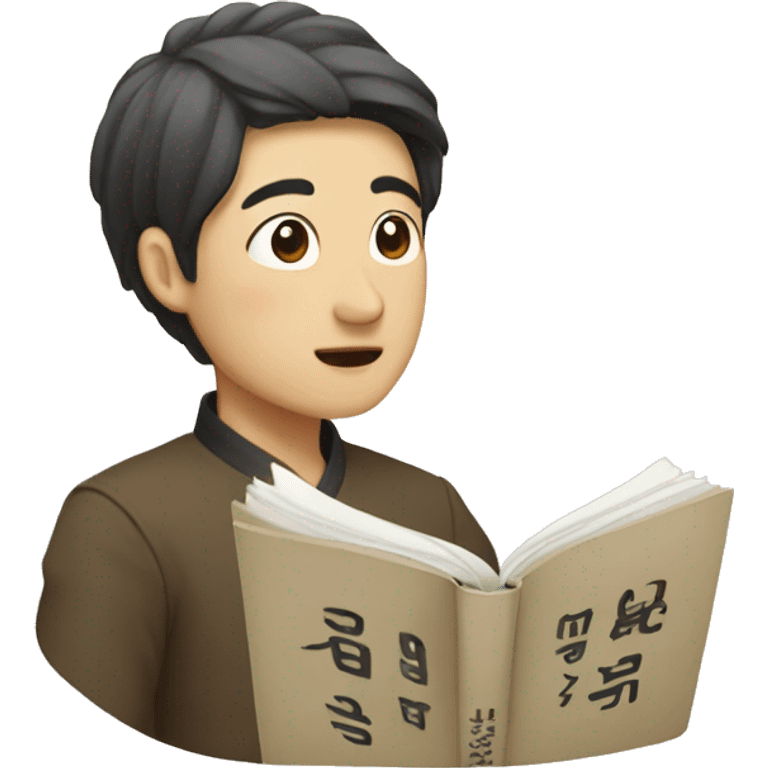 Korean book emoji