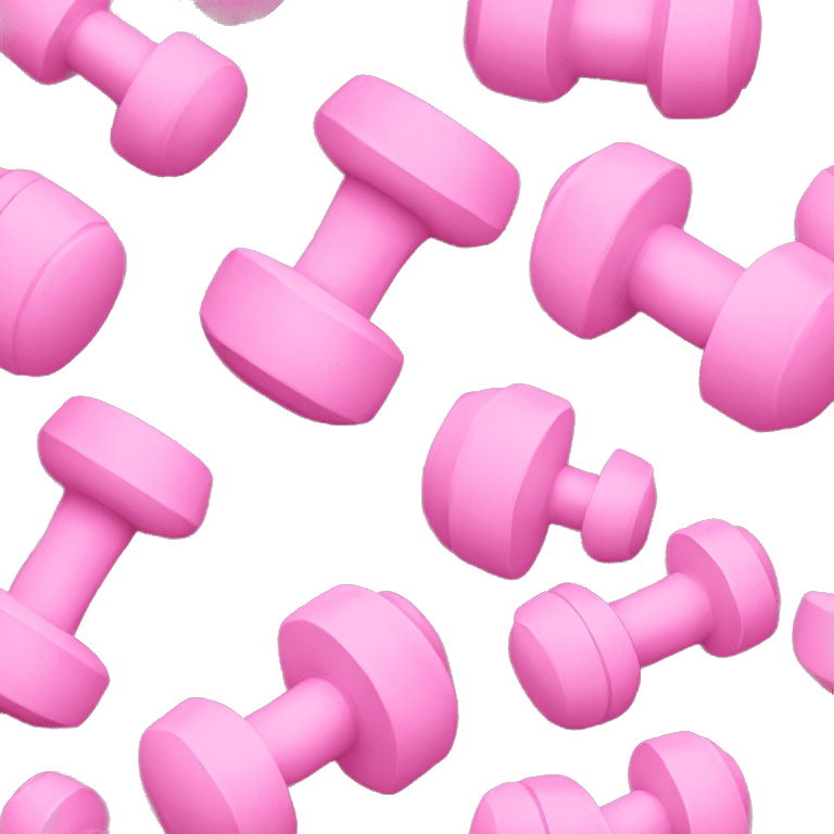 light pink dumbbells 2 emoji