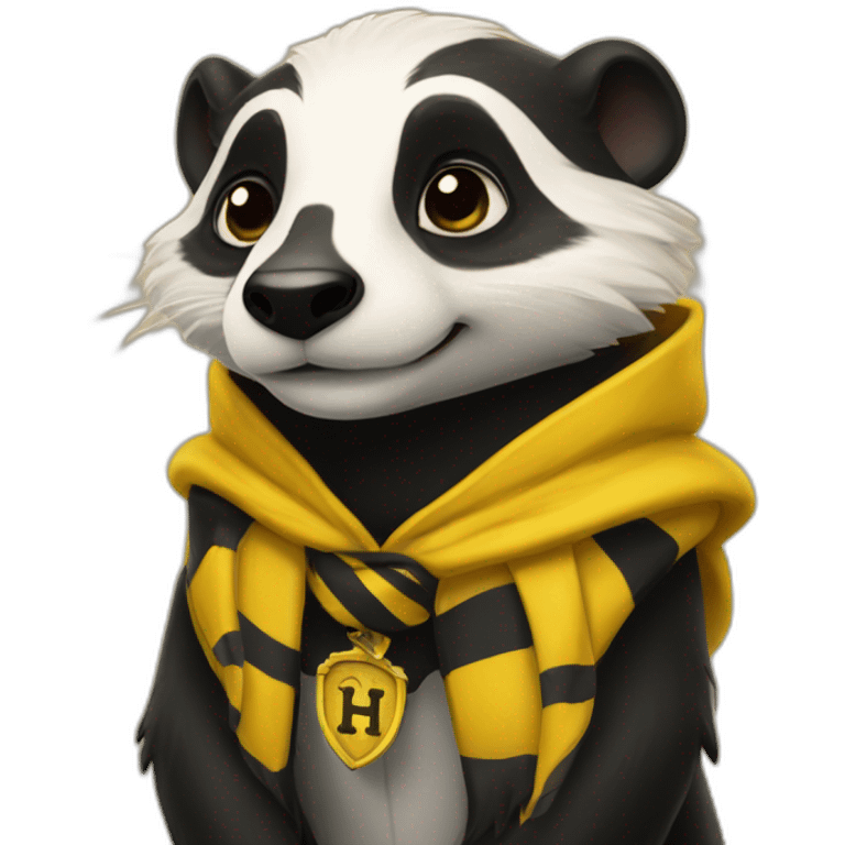 Hufflepuff badger hogwarts emoji