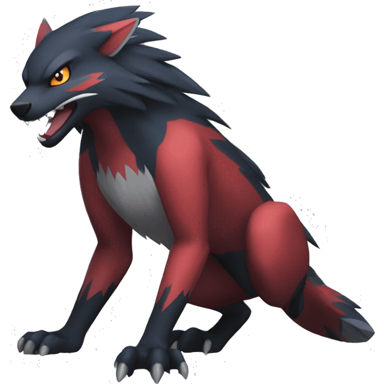 Nargacuga-Litten-Zoroark-Quilava full body emoji