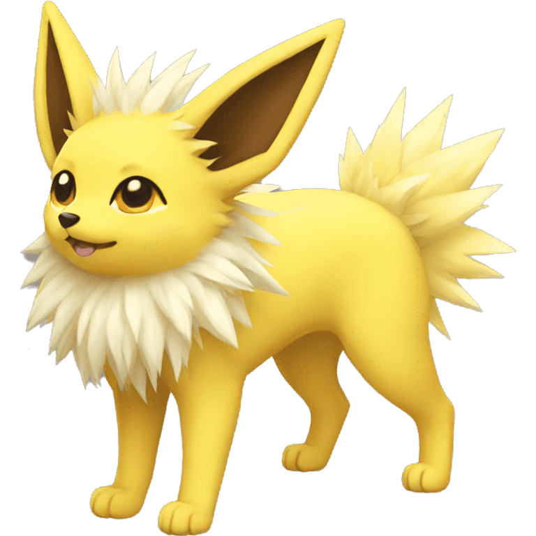 Kawaii Jolteon full body emoji